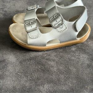 Merrell Toddler Sandals Silver Leather US 6.5 Select Grip